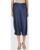 Prada Three-Quarter Length Trousers - Lyst