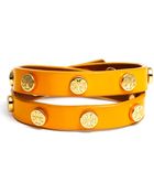 Tory Burch Double Wrap Bracelet - Lyst