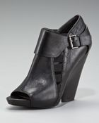 7 For All Mankind Chandra Peep-toe Bootie - Lyst