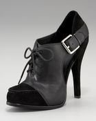 Elizabeth And James Lace-up Platform Bootie - Lyst