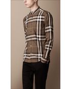 Burberry Brit Exploded Check Cotton Shirt - Lyst