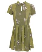 Opening Ceremony Pleated Silk Dress - Lyst
