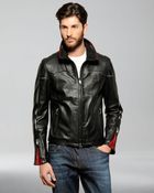 Ferrari Leather Jacket - Lyst