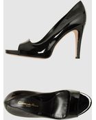 Gianvito Rossi Pumps With Open Toe - Lyst