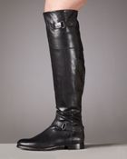 Vera Wang Lavender Jemma Flat Leather Knee Boot - Lyst