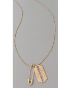 McQ by Alexander McQueen Razor Pendant Necklace - Lyst