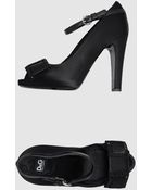 D&G Pumps with Open Toe - Lyst