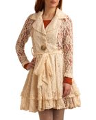 ModCloth Gathering Lace Coat - Lyst