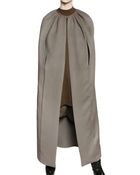 Rick Owens Boiled Double Cashmere Long Cape Coat - Lyst