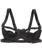 Bordelle Elastic and Mesh Open Bra - Lyst
