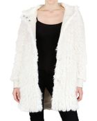 John Galliano Hooded Faux Fur Coat - Lyst