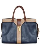 Saint Laurent Cabas Chyc Large Top Handle - Lyst