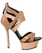 Diego Dolcini 130mm Leather & Suede Sandals - Lyst