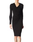 Donna Karan New York Twisted Dress - Lyst
