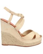 Paloma Barceló 120mm Criss Cross Espadrille Wedges - Lyst