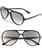 Ray-Ban Resin Aviator Sunglasses - Lyst