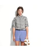 Madewell Silk Walkway Shorts - Lyst