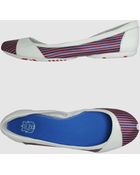 Diesel Peep Toe Ballet Flats - Lyst