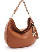 MICHAEL Michael Kors Large Bennet Shoulder Bag, Luggage - Lyst