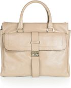 Mulberry Harriet Textured Patent-Leather Tote - Lyst