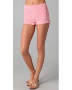 RED Valentino Shorts with Bow Pockets - Lyst