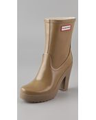 Hunter Arnie High Heel Boots - Lyst