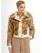 Rachel Zoe Zoe Faux Fur Jacket - Lyst