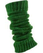 Topshop Green Knit Legwarmers - Lyst