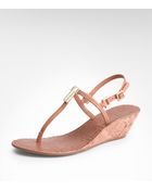 Tory Burch Leather Pauline Demi Wedge - Lyst