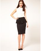 ASOS Collection Asos Peplum Skirt in Lace - Lyst
