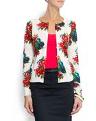 Mango Flower Cardigan - Lyst