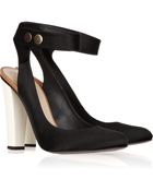 Vionnet Ankle-strap Satin Pumps - Lyst