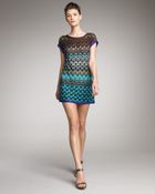 Missoni Carla Short Shift Dress - Lyst