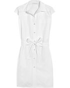 Chloé Cotton-poplin Shirt Dress - Lyst