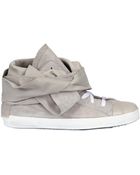 Cinzia Araia Suede Lace Around High Sneakers - Lyst