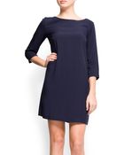Mango Straight-Cut Dress - Lyst
