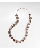 Tory Burch Resin Logo Chain Necklace - Lyst