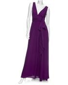 Halston Heritage Wrap Waist Maxi Gown - Lyst