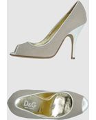 D&G Pumps with Open Toe - Lyst