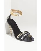 Fendi Ankle Strap Sandal - Lyst