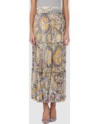 Class Roberto Cavalli Long Skirts - Lyst