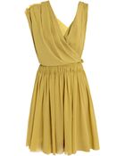 Lanvin Techno Jersey Dress - Lyst