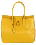 Rochas Red Socks Leather Tote - Lyst