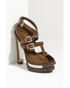 B Brian Atwood Teatro High Heel Sandal - Lyst