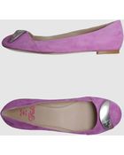 Fabi Ballet Flats - Lyst