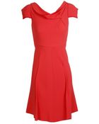 Roland Mouret Losberne Stretch Crepe Dress - Lyst