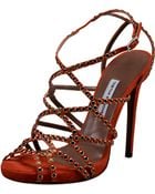 Tabitha Simmons Studded Suede Strappy Sandal - Lyst
