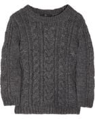 Tibi Cable-Knit Sweater - Lyst