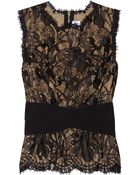 Emilio Pucci Stretch-waist Lace Top - Lyst