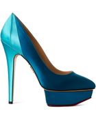 Charlotte Olympia Masako Platform Courts - Lyst